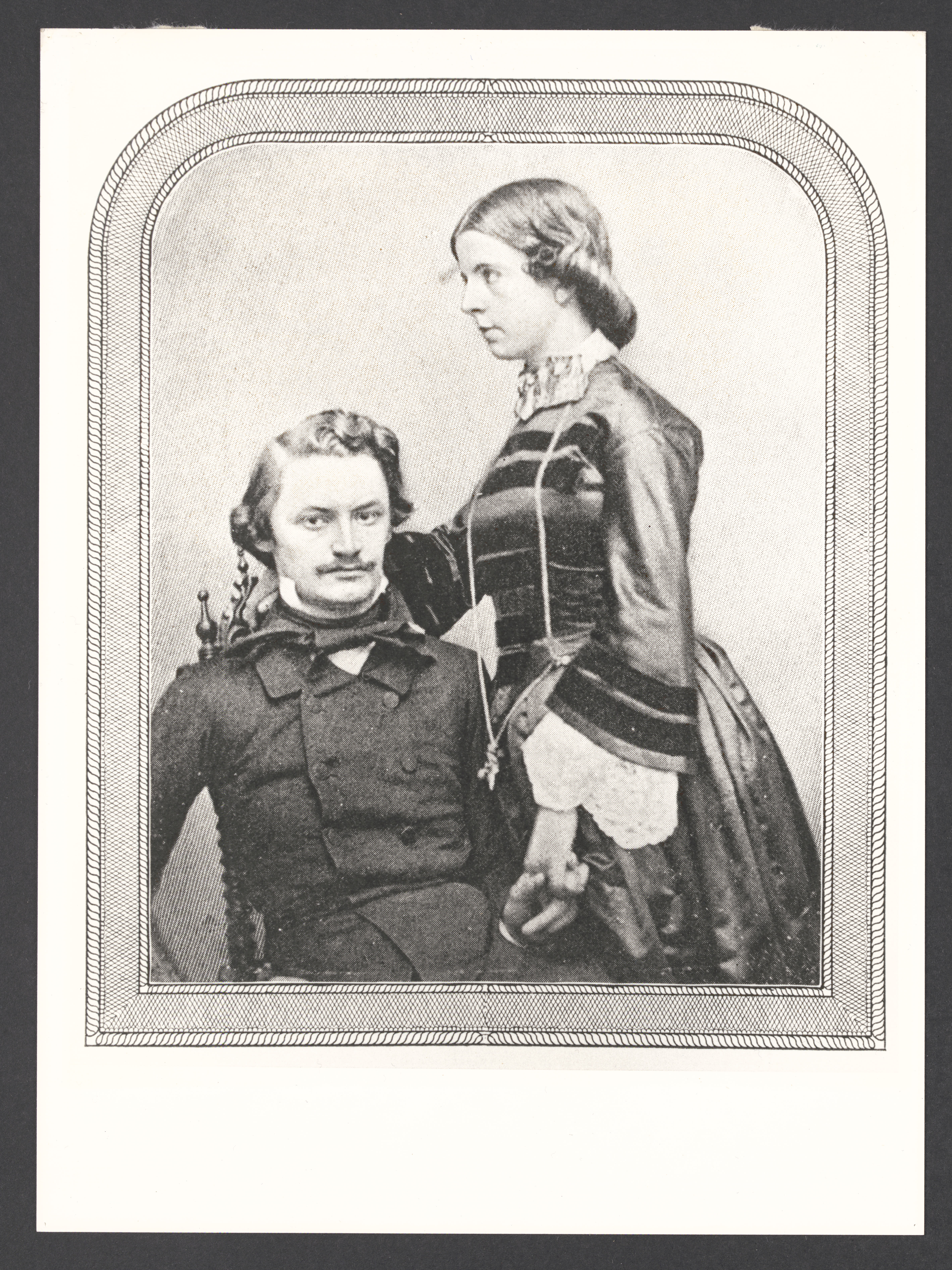 Porträt von Carl Schurz und Margarethe Meyer-Schurz