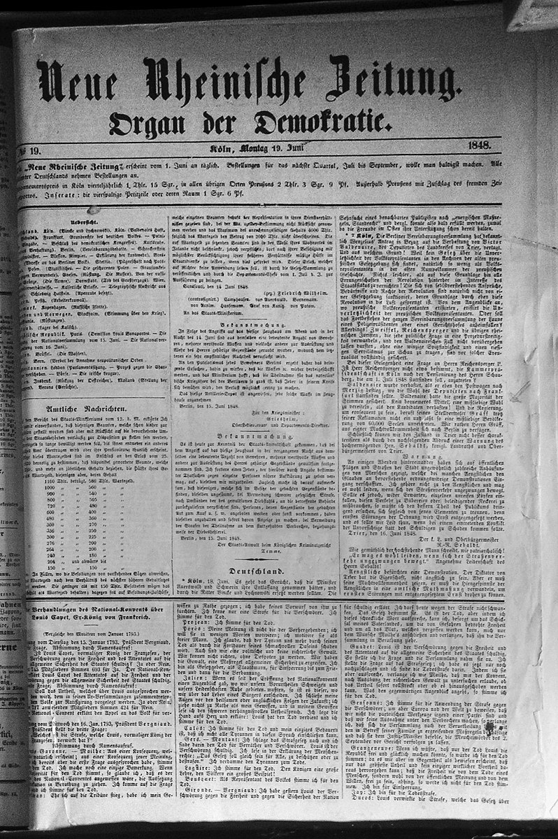 Neue_Rheinische_Zeitung (Aufgenommen im Volkskunde- und Freilichtmuseum Roscheider Hof)