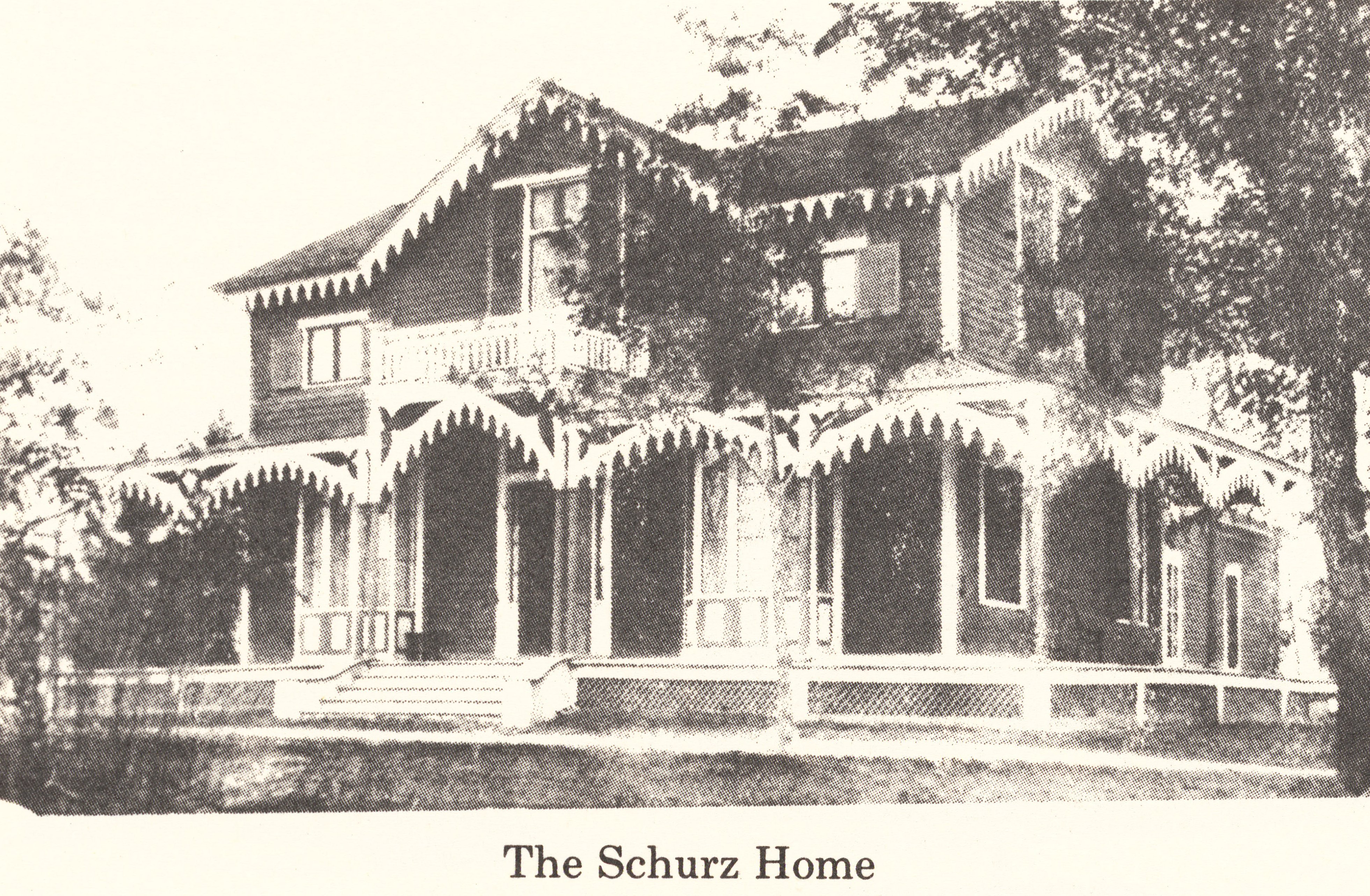 Das Haus der Familie Schurz in Watertown, Wisconsin