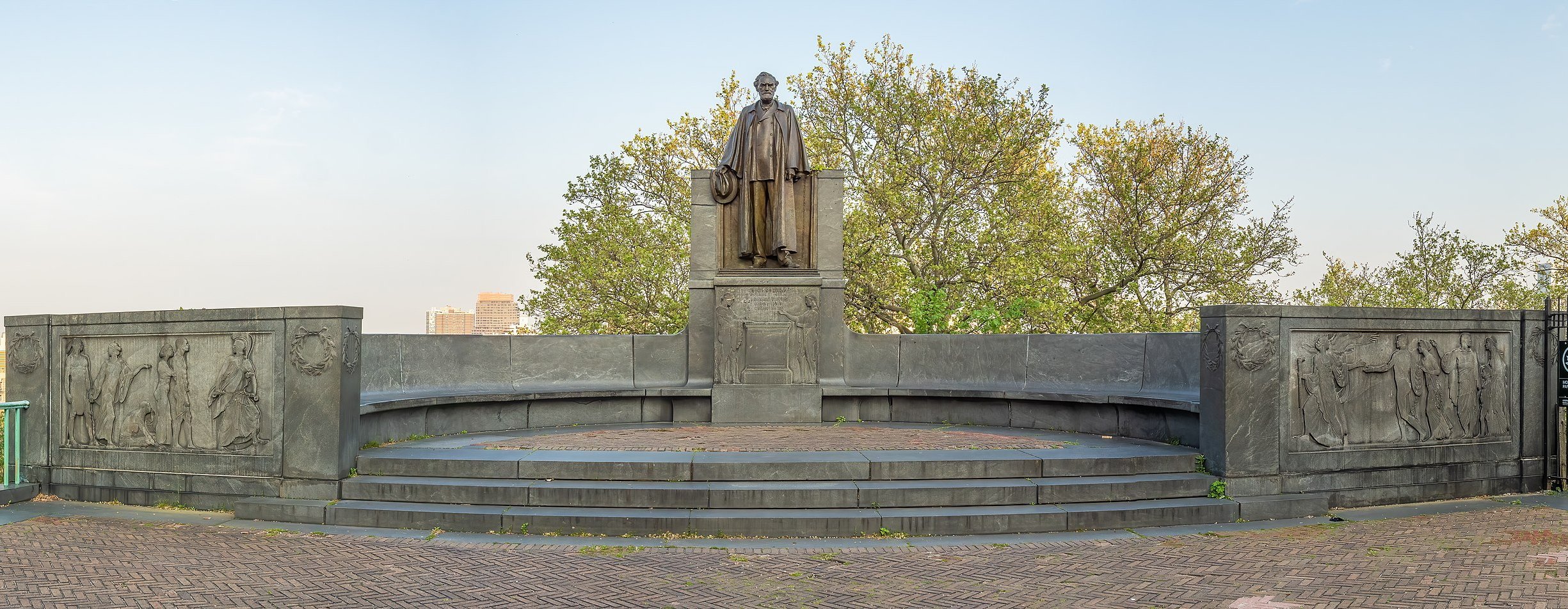 Carl Schurz statue at Morningside Park