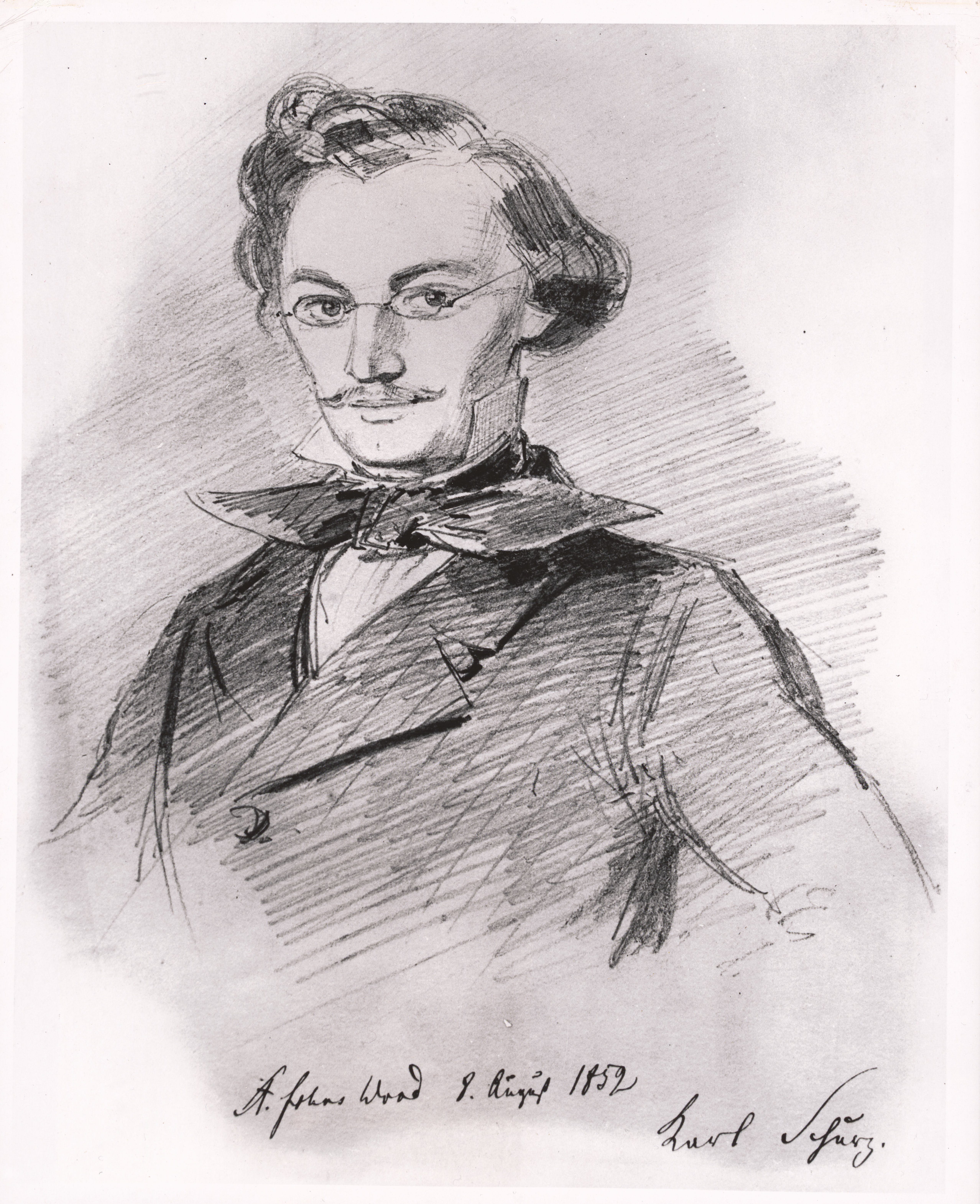Der junge Carl Schurz, ca 1852